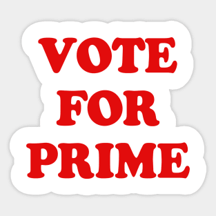 Transformers - GEN 1 - Optimus prime vote for Sticker